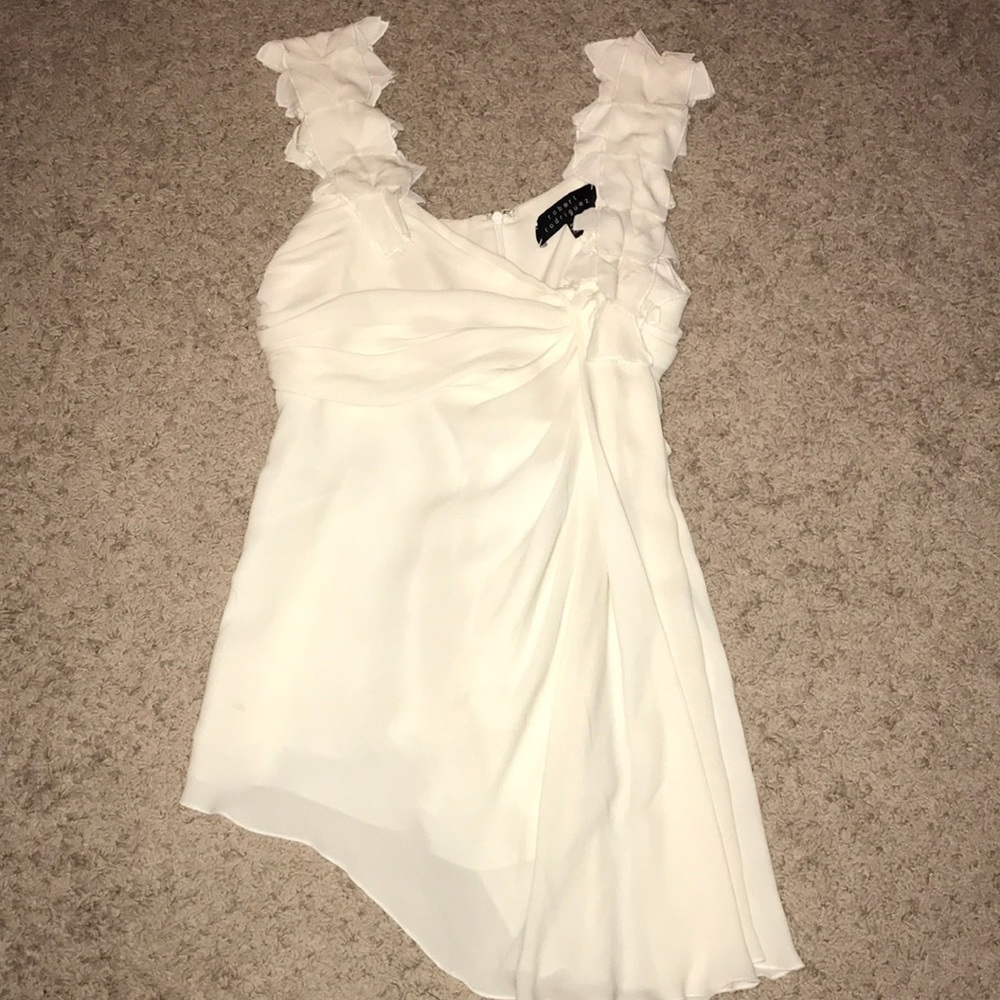 Robert Rodriguez cream tank/blouse